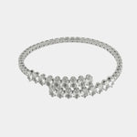 Bracciale in Metallo Multigiro Tre File BYS - gioiello BySimon