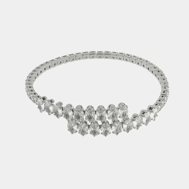 Bracciale in Metallo Multigiro Tre File BYS - gioiello BySimon