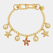 Accessorio borsa in Metallo stelle marine e perle