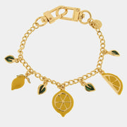 Accessorio borsa in Metallo limoni e foglie