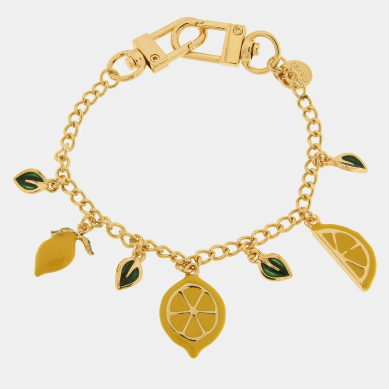 Accessorio borsa in Metallo limoni e foglie CAPRI - gioiello BySimon