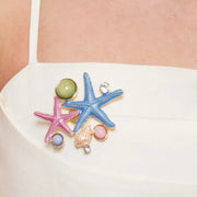 Spilla in Metallo stelle marine con calamita - BYSIMON gioielli