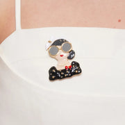 Spilla in Metallo donna con calamita - BYSIMON gioielli