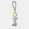 Portachiavi in Metallo Orsetto argento metallico