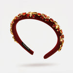 Fermacapelli con strass Rosso - BYSIMON gioielli