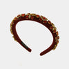 Fermacapelli con strass Rosso