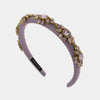 Fermacapelli con strass Glicine motivo fiore