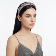 Fermacapelli con strass Glicine motivo fiore