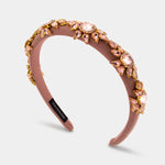 Fermacapelli con strass Rosa motivo fiore - BYSIMON gioielli