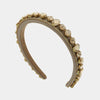 Fermacapelli con strass Beige