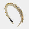 Fermacapelli con strass Bianco panna