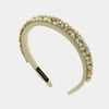 Fermacapelli con strass Beige con cristalli