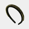 Fermacapelli con strass Nero con cristalli