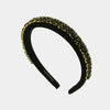 Fermacapelli con strass Nero con cristalli