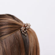 Fermacapelli con strass Marrone impreziosito da sfere cangianti