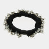 Fermacapelli con strass Nero con perline