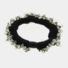 Fermacapelli con strass Nero con perline