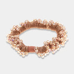 Fermacapelli con strass Rosa con perline - BYSIMON gioielli