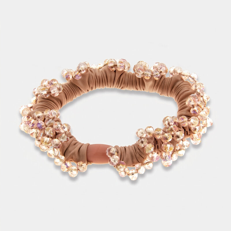 Fermacapelli con strass Rosa con perline - BYSIMON gioielli