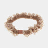Fermacapelli con strass Rosa con perline