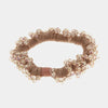 Fermacapelli con strass Rosa con perline