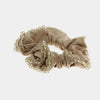 Fermacapelli con strass Beige satinato con perline