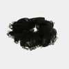 Fermacapelli con strass Nero velato con perline