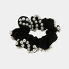 Fermacapelli con strass Nero