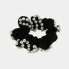 Fermacapelli con strass Nero