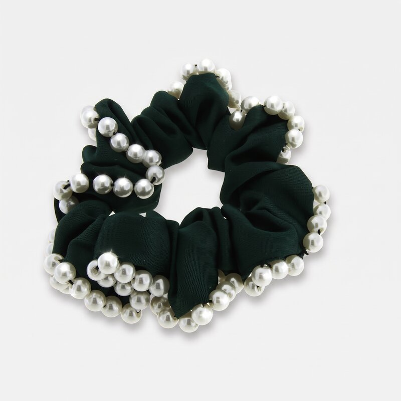 Fermacapelli con strass Verde petrolio - BYSIMON gioielli