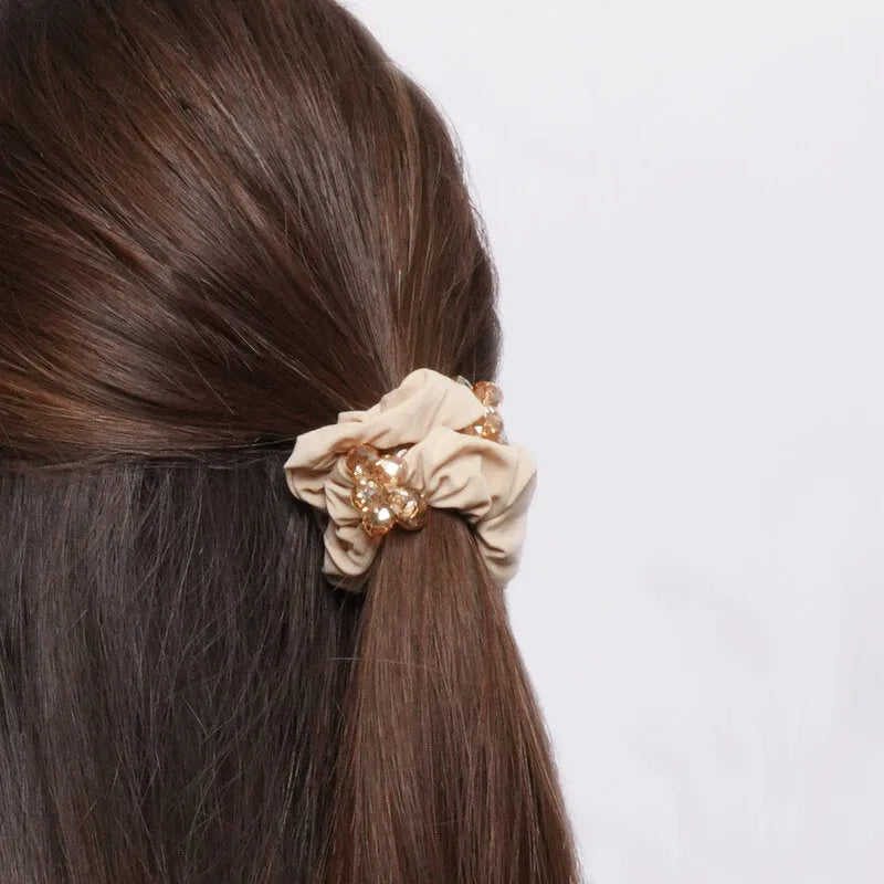 Codino con strass Beige