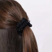 Fermacapelli con strass Nero