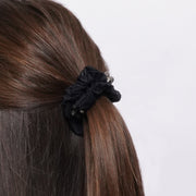 Fermacapelli con strass Nero