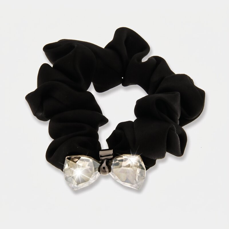 Fermacapelli con strass Nero fiocco - BYSIMON gioielli
