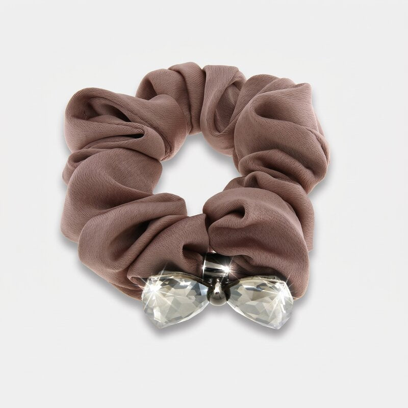 Fermacapelli con strass Rosa fiocco - BYSIMON gioielli