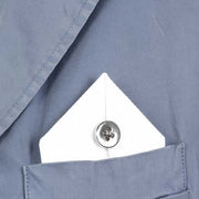 Spilla in Metallo a forma di bottone lucido