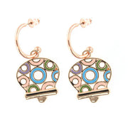 Orecchini in Metallo   con campanelle traforate