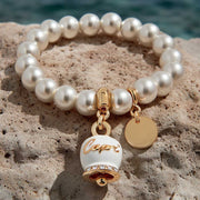 Bracciale in Metallo con campanella portafortuna di Capri