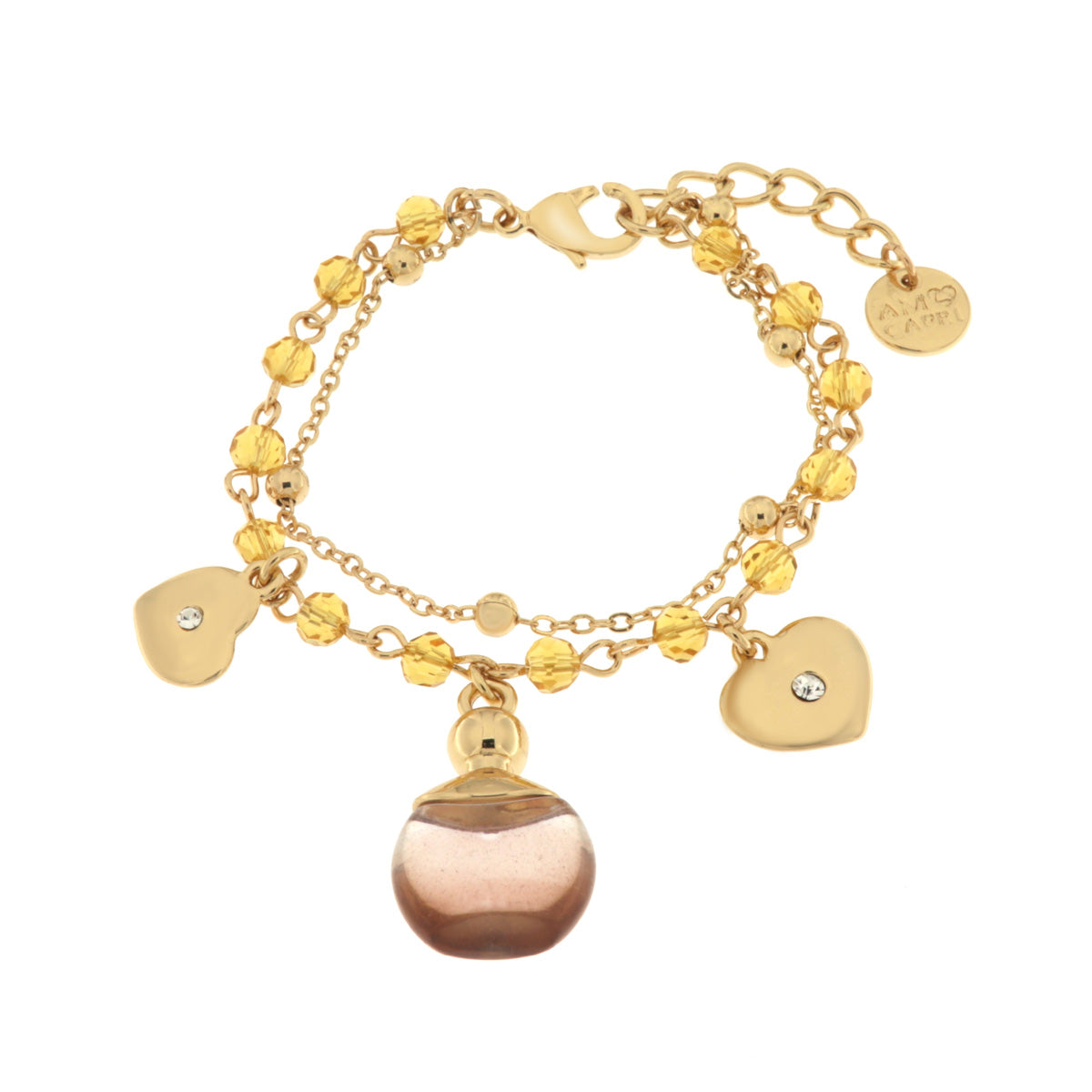 Rose Gold Charmer Fragrance Bracelet - Mata Payals Exclusive Silver  Jewellery