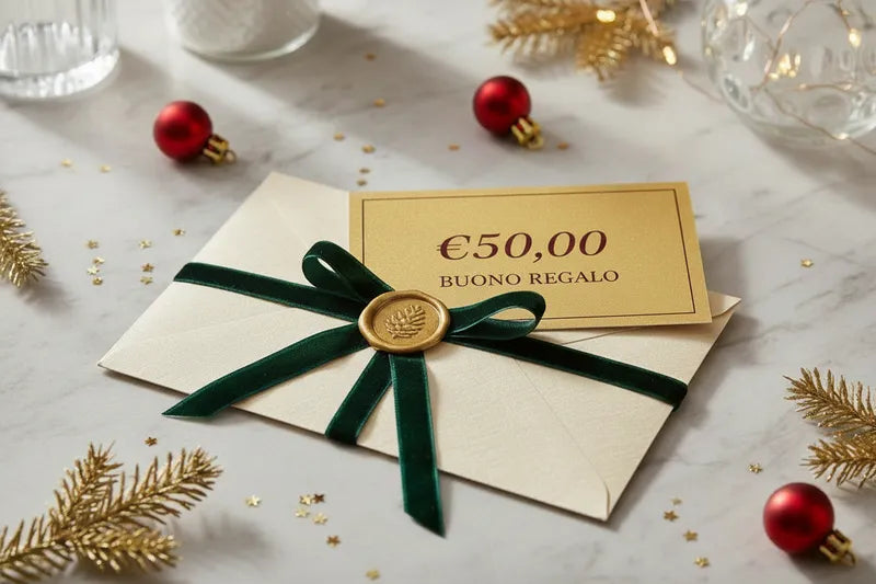 crea una busta da lettere, da dove esce un bigliettino con scritto €25,00, buono regalo