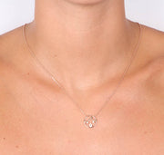 Collana in Argento 925 con pendente zirconato