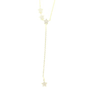 Collana in Argento 925 con stelle impreziosite da zirconi bianchi
