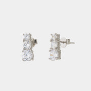 Orecchini in Argento 925 con zirconi bianchi