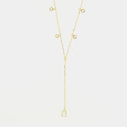 Collana in Argento 925 con cristalli pendenti