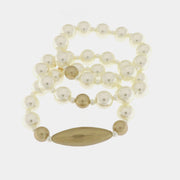 Bracciale in Metallo set di bracciali con perle